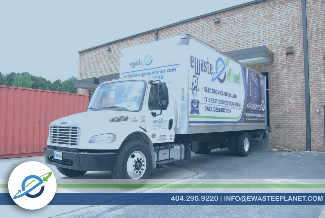 eWaste_ePlanet_ITAD_Data_Destruction_Electronics_Recycling_Atlanta_Truck_01_BFELSCI Data Center Electronics Pickup Recycling Data Destruction ITAD Atlanta