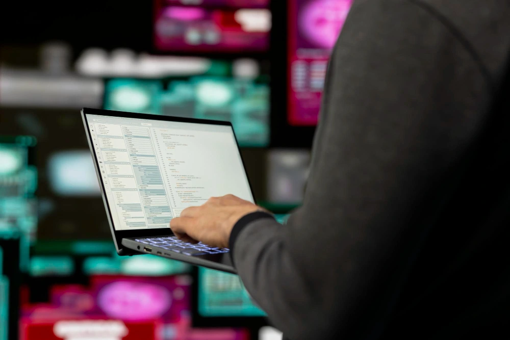 Business computer disposal with tracked pickup and transport